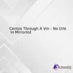 Centos Through A Vm - No Urls In Mirrorlist