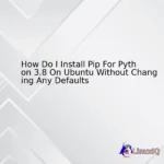 How Do I Install Pip For Python 3.8 On Ubuntu Without Changing Any Defaults