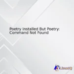 Poetry Installed But Poetry: Command Not Found