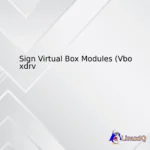 Sign Virtual Box Modules (Vboxdrv