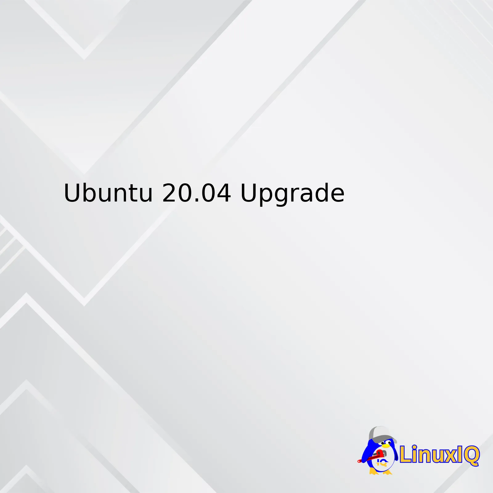 Ubuntu 20.04 Upgrade