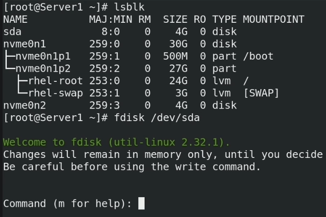 fdisk command line - The fdisk command on Linux Explained