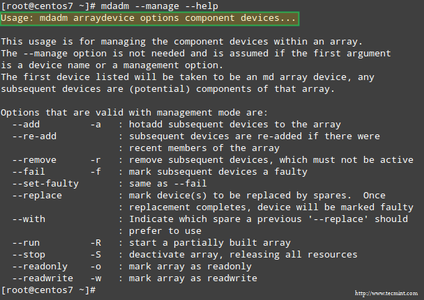 Linux mdadm - How to Manage Software RAID's in Linux with 'Mdadm' Tool - Part 9