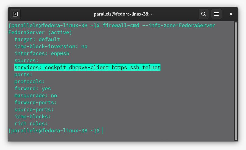 linux terminal firewall rules - 10 Useful firewall-cmd Commands in Linux - GeeksforGeeks