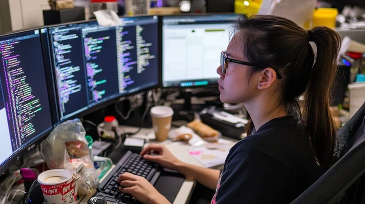 Developer coding on computer - Free Developer coding late Photo - Developer, Coding, Software ...