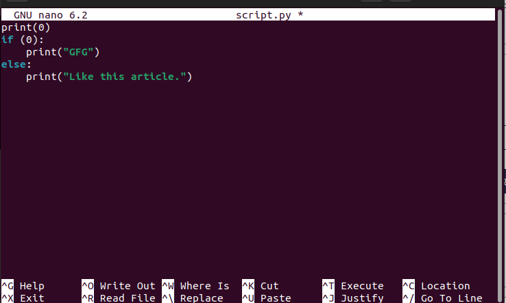 Keywords:
Python script in Linux terminal - How To Save Python Scripts In Linux Via The Terminal? - GeeksforGeeks