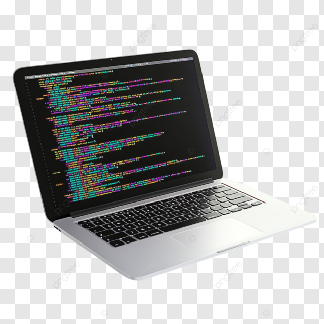 Developer coding in terminal - Laptop With Terminal Interface, Terminal Laptop, Coding Interface ...