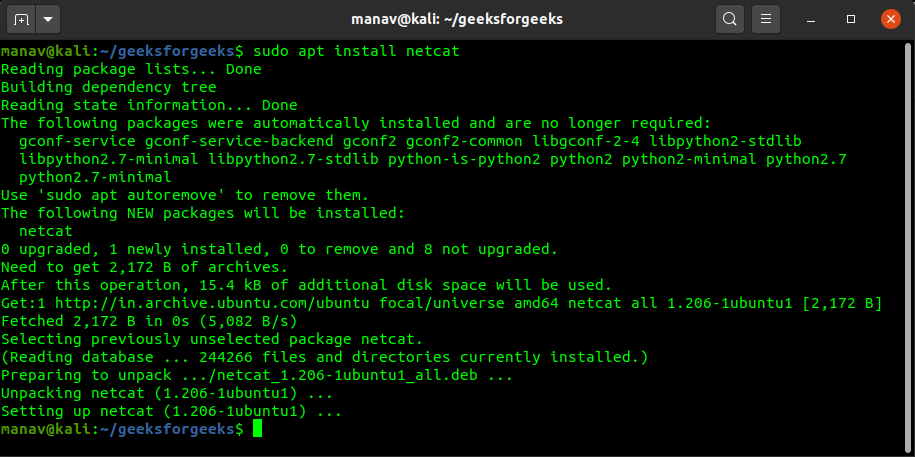 Kali Linux command line - Kali Linux - Command Line Essentials - GeeksforGeeks