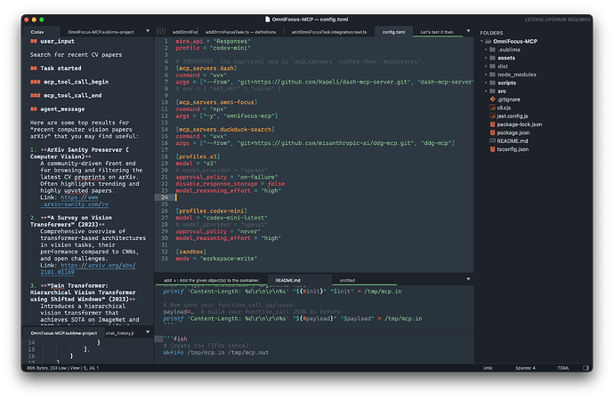 YAML code on computer screen - Sublime Text Codex Integration - Community - OpenAI Developer ...